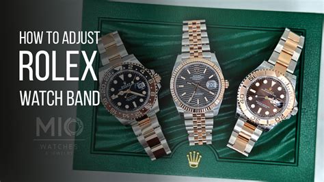 adjust Rolex watch band